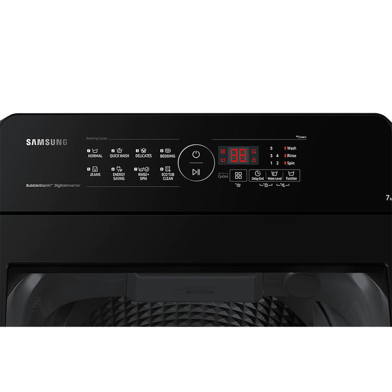 SAMSUNG 7 kg Fully Automatic Top Load Silver  (WA70BG4441BYTL)