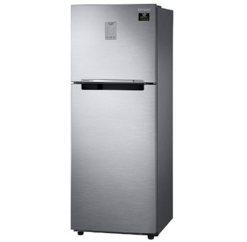 Samsung 253 L 2 Star Inverter Frost Free Double Door Refrigerator (RT28A3722S8/HL, Elegant Inox, Convertible) BUYYZO