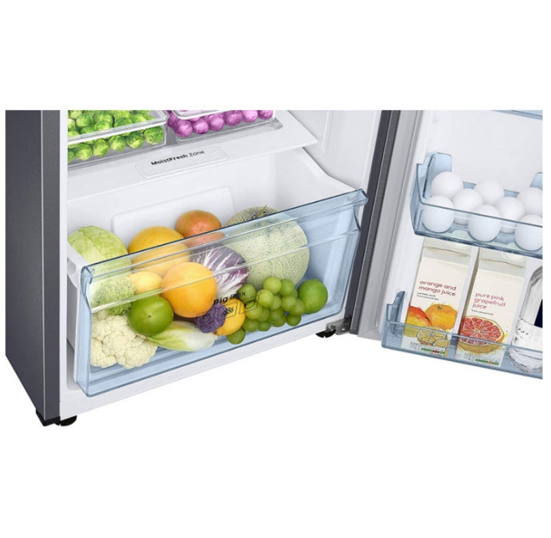 Samsung 253 L 2 Star Inverter Frost Free Double Door Refrigerator (RT28A3722S8/HL, Elegant Inox, Convertible) BUYYZO