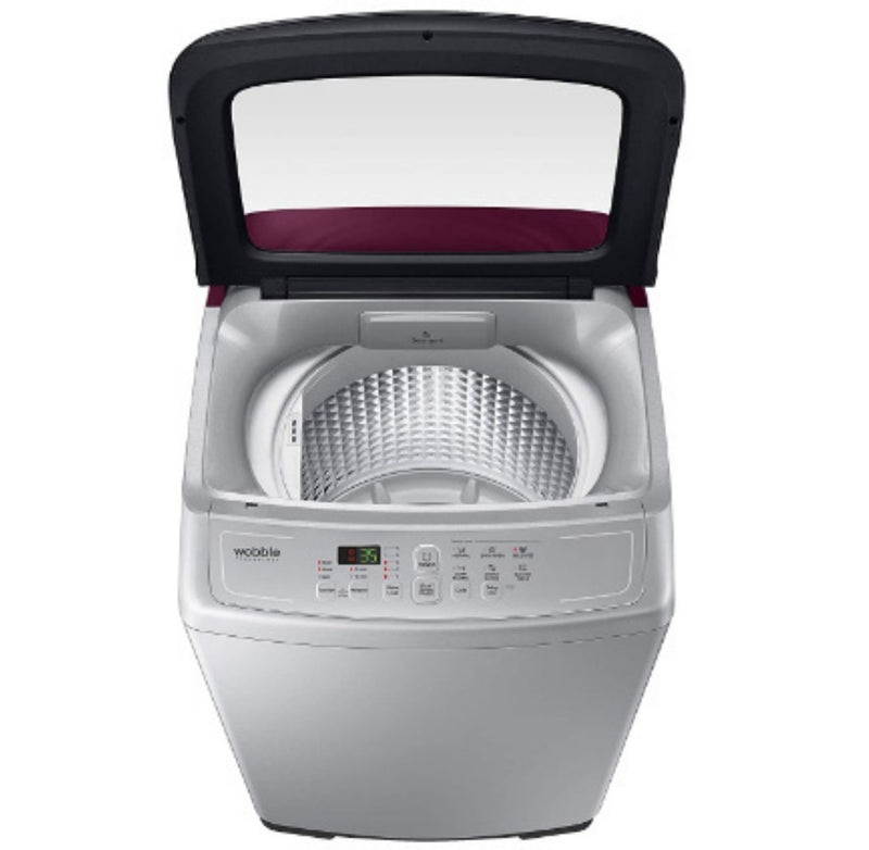 Samsung 7.0 Kg Fully-Automatic Top Loading Washing Machine (WA70A4022FS/TL, Imperial Silver, Wobble technology) BUYYZO