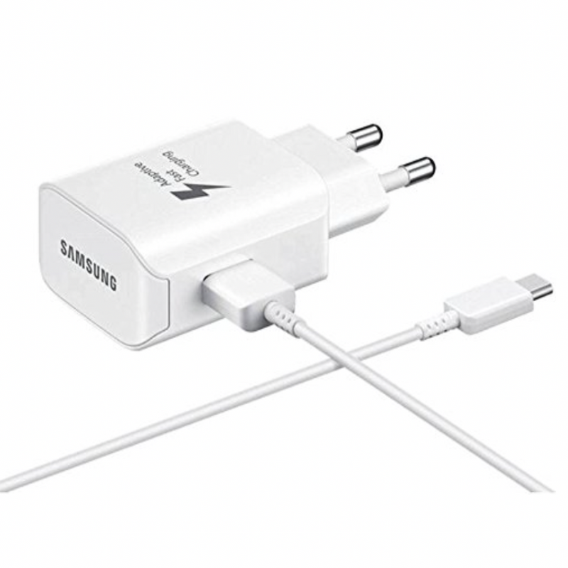 Samsung Original EP-TA20IWECGIN Type C Fast Charger (White)