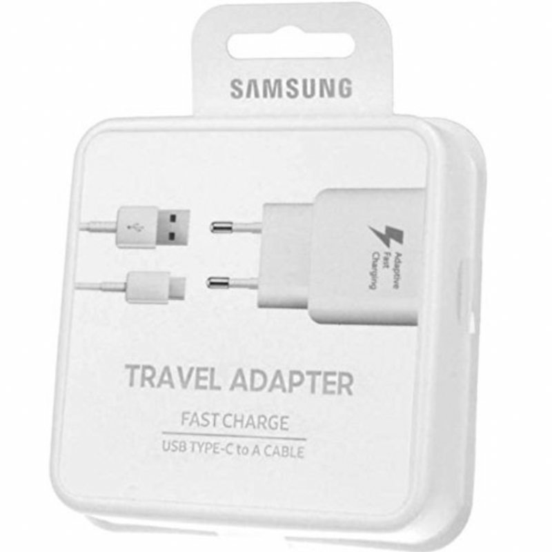 Samsung Original EP-TA20IWECGIN Type C Fast Charger (White)