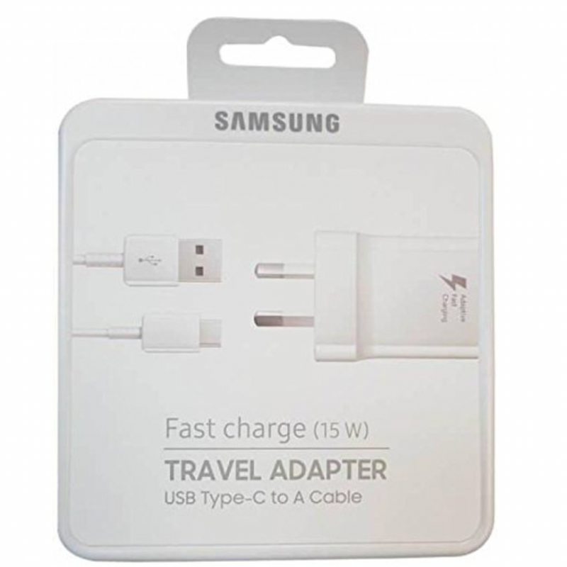 Samsung Original EP-TA20IWECGIN Type C Fast Charger (White)