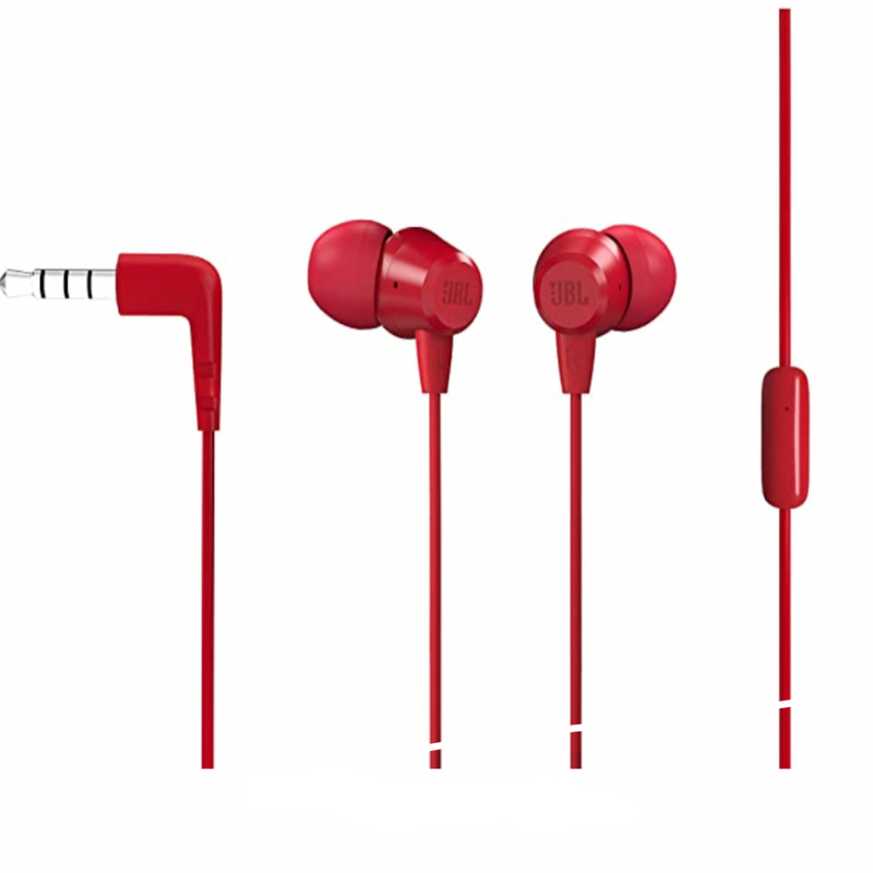 JBL Wired Head Phones T50HI RED