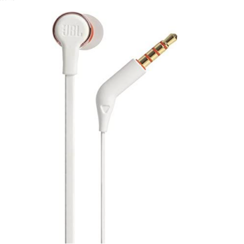 JBL T210 by Harman Pure Bass Premium Aluminum Build in-Ear Headphones with Mic & Tangle Free Cable (ROSE GOLD)