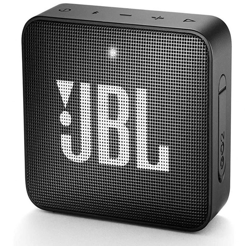 JBL GO 2 by Harman Portable Waterproof Bluetooth Speaker with mic (Black)