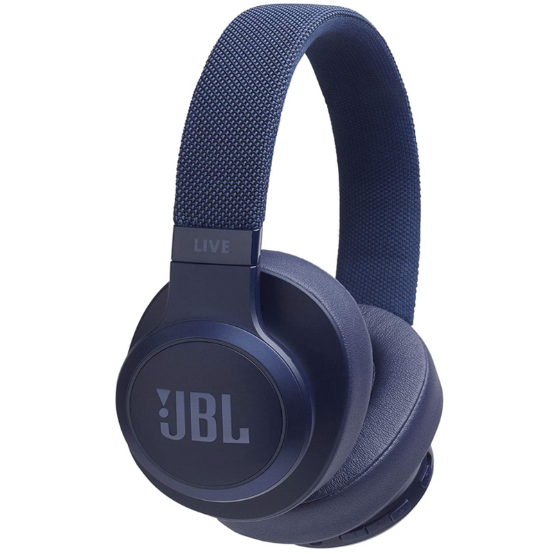 JBL Live 500BT by Harman Wireless Over-Ear Voice Enabled Headphones with Alexa (Blue)