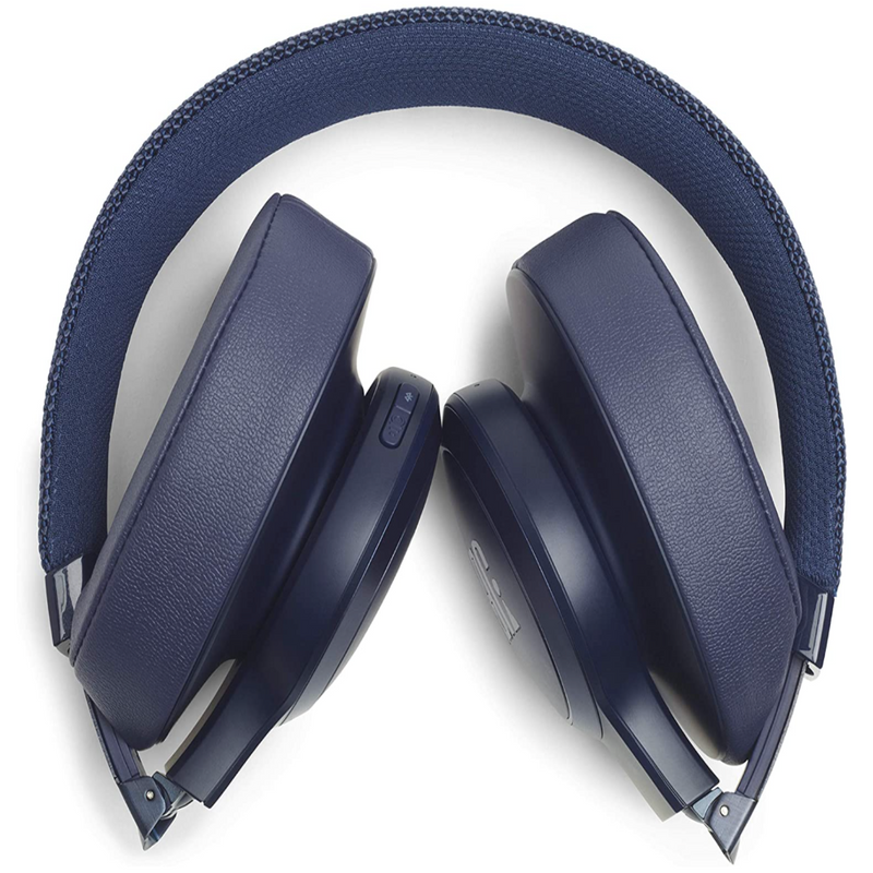 JBL Live 500BT by Harman Wireless Over-Ear Voice Enabled Headphones with Alexa (Blue)