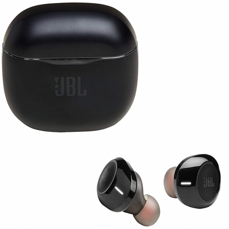 JBL Tune 120TWS by Harman True Wireless in Ear Headphones with 16 Hours Playtime, Stereo Calls & Quick Charge (Black)