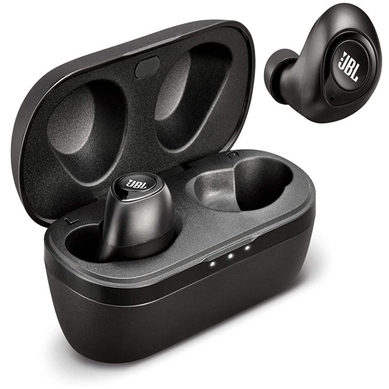 JBL T100TWS by Harman True Wireless in-Ear Headphones with 17 Hours Playtime, Stereo Calls & Bluetooth 5.0 (Black)