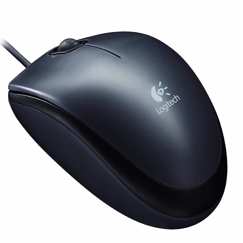 Logitech M90 Wired USB Mouse (Black)