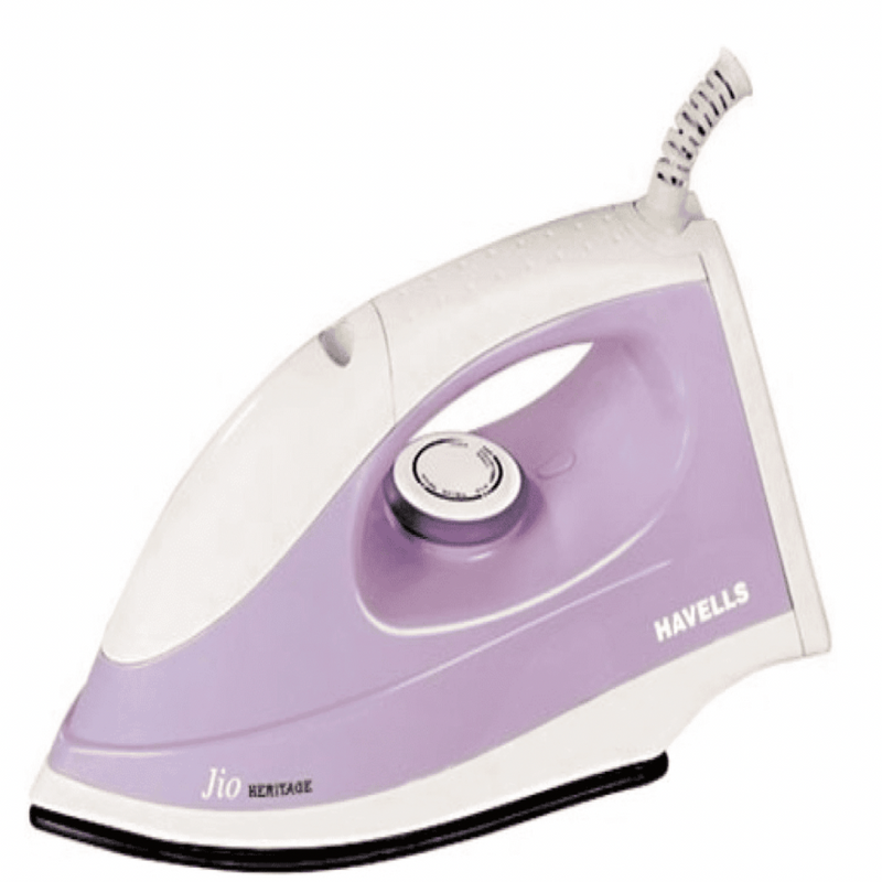 Havells Jio Heritage 1000-Watt Dry Iron (Purple)