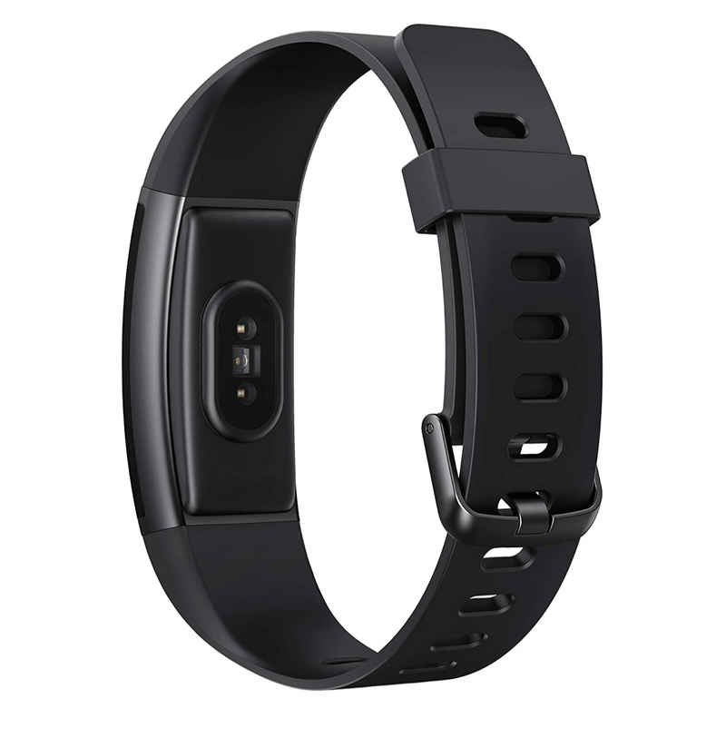 Realme Band  (Black Strap, Size : Regular)