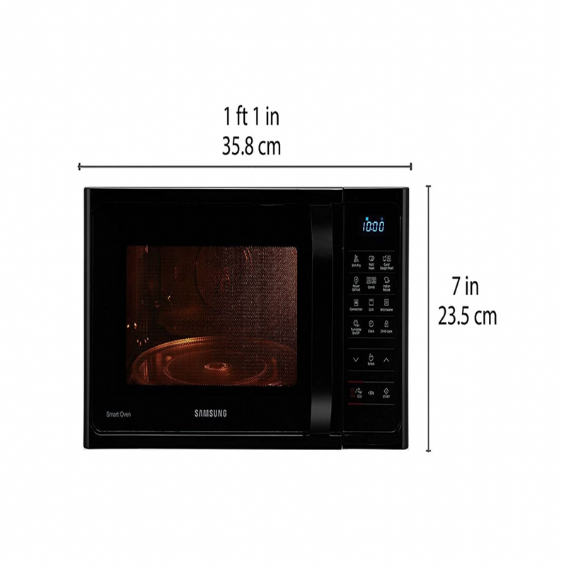 Samsung 28 L Convection Microwave Oven (MC28H5033CK, Black)