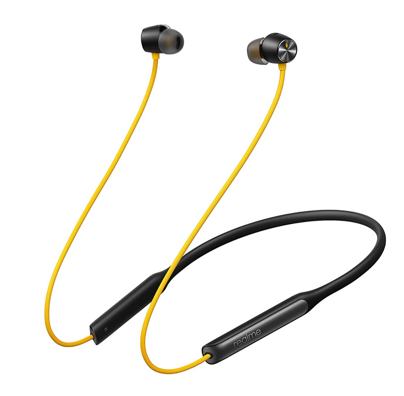 realme Buds Wireless Pro with Active Noise Cancellation (ANC) Bluetooth Headset  (Yellow, In the Ear)