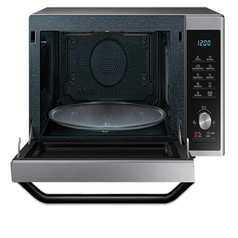 SAMSUNG 32 L Slim Fry Convection Microwave Oven  (MC32J7035CT, Grey)