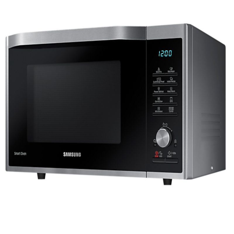 SAMSUNG 32 L Slim Fry Convection Microwave Oven  (MC32J7035CT, Grey)