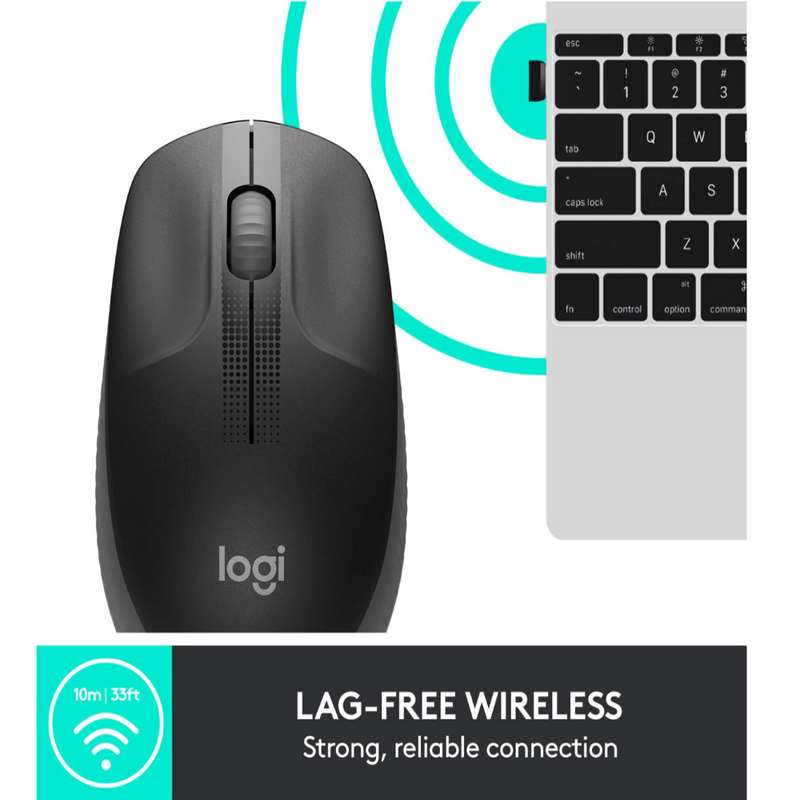 Logitech M190 Wireless Mouse black