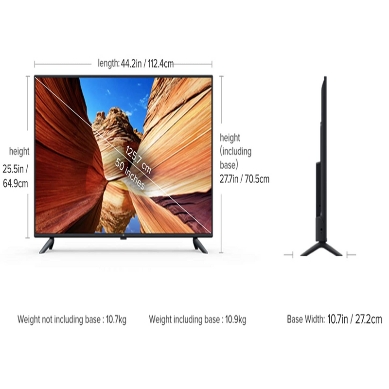 Mi 125.7 cm (50 Inches) 4K Ultra HD Android Smart LED TV 4X|L50M5-5AIN (Black)