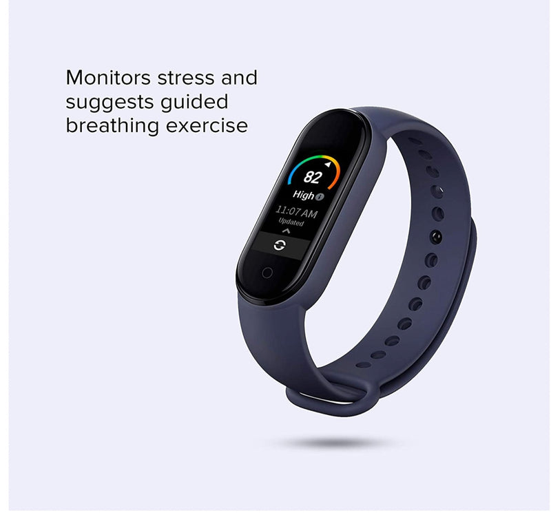 Mi Smart Band 5 – India’s No. 1 Fitness Band, 1.1-inch AMOLED Color Display, Magnetic Charging, 2 Weeks Battery Life, Personal Activity Intelligence (PAI), Women’s Health Tracking