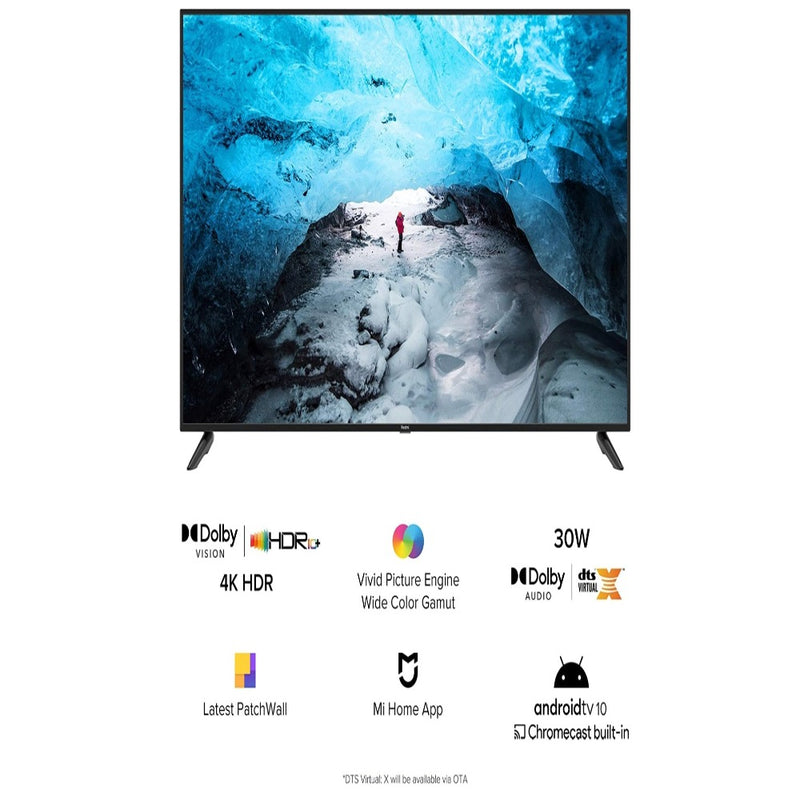 Redmi Smart TV X50 125.7 cm (50 inches) Black