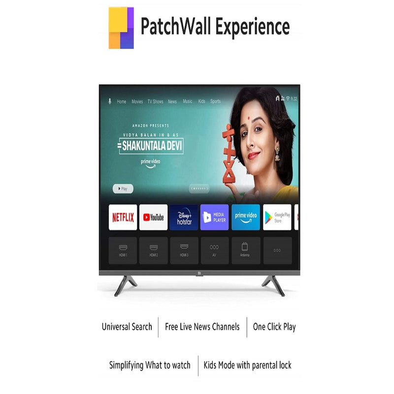 Mi 108 cm (43 inches) Horizon Edition Full HD Android LED TV 4A|L43M6-EI (Black)