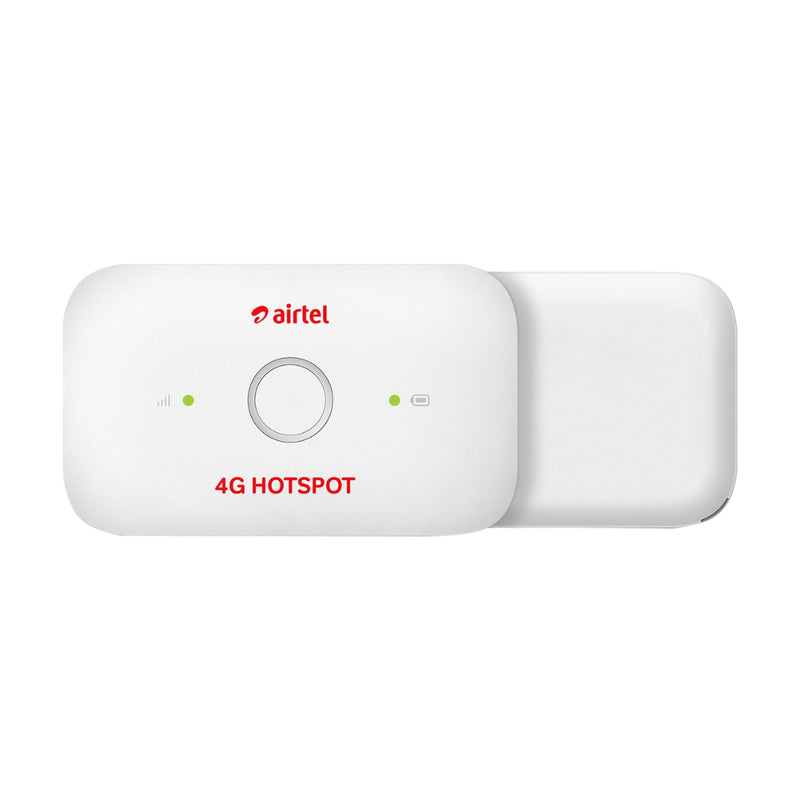 AIRTEL E5573CS-609 4G HOTSPOT PORTABLE WI-FI DATA DEVICE (WHITE) (Universal Supports All Sim Cards)