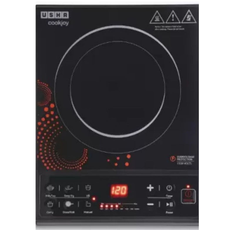 USHA IC 3616 Induction Cooktop  (Black, Push Button) BUYYZO