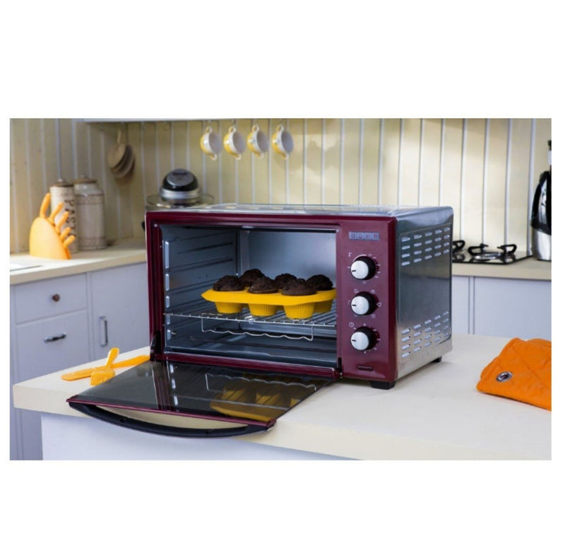 Usha 42L (OTGW 3642RCSS) Oven Toaster Grill (Stainless Steel & Wine) buyyzo