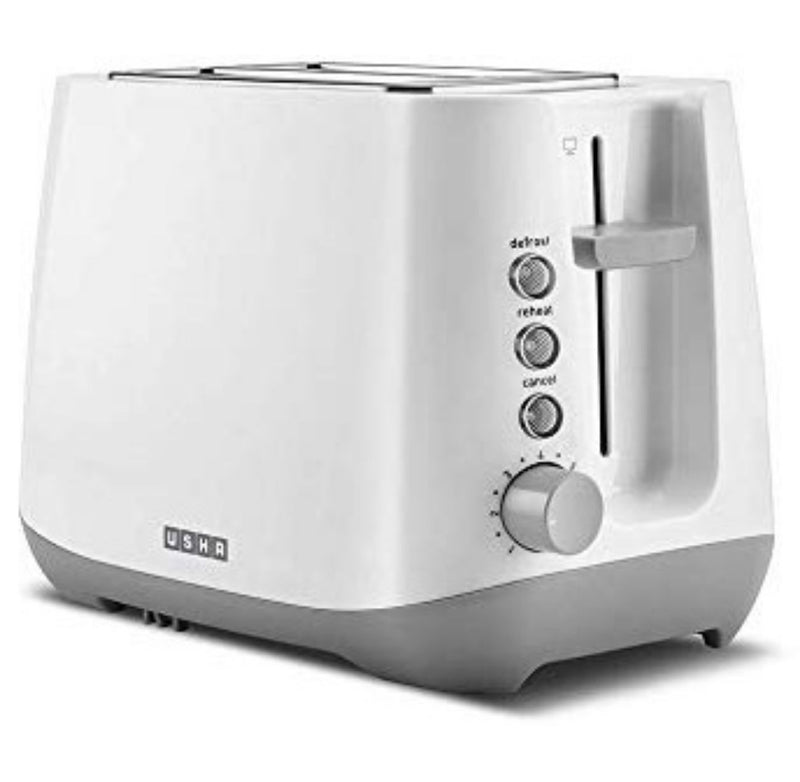 Usha PT3730 750W 2 Slice Pop-Up Toaster, White buyyzo