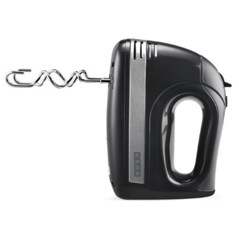 Usha 3732 300-Watt Hand Mixer with 2 Hooks (Black) buyyzo