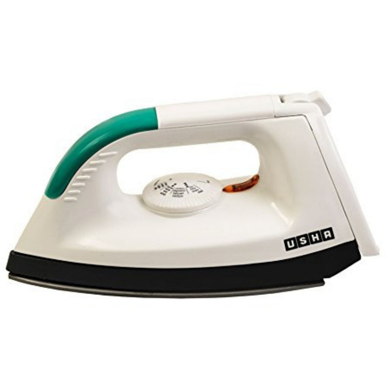 Usha EI 1602 1000-Watt Dry Iron White (Panel Color May Vary) BUYYZO