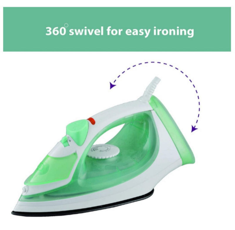 USHA SI 3816 1600-Watt Steam Iron (Green/White) buyyzo