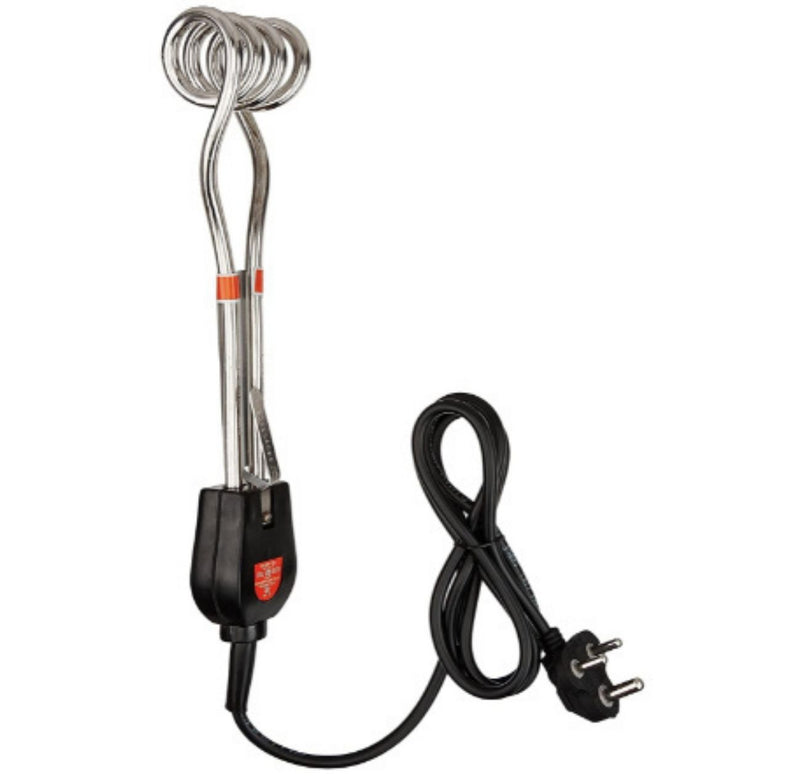 Usha Immersion Heater (2410) 1000-Watt with Shock Protection (Silver) buyyzo