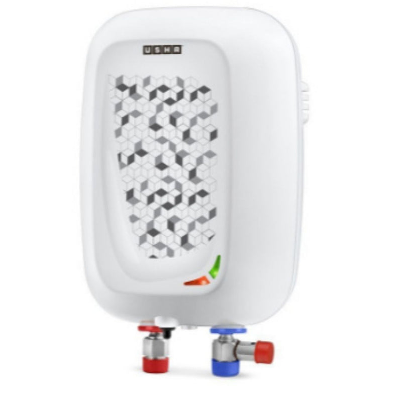 USHA Instano Instant 3-Litre Verticle Water Heater (Moonlight White) buyyzo