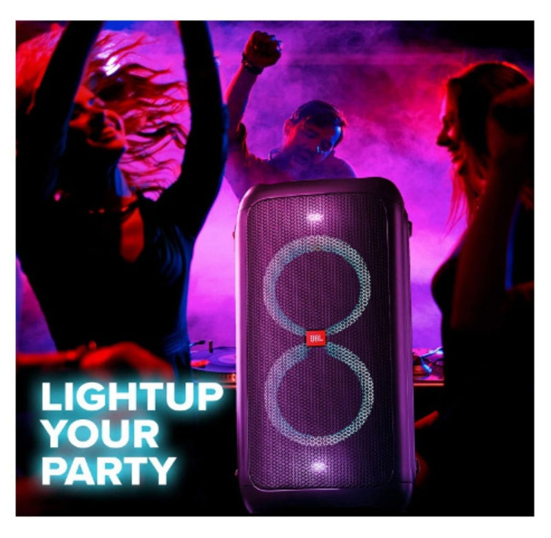 JBL PartyBox 100 by Harman Portable Bluetooth Party Speaker with Bass Boost and Dynamic Light Show (160 Watts, Black) BUYYZO