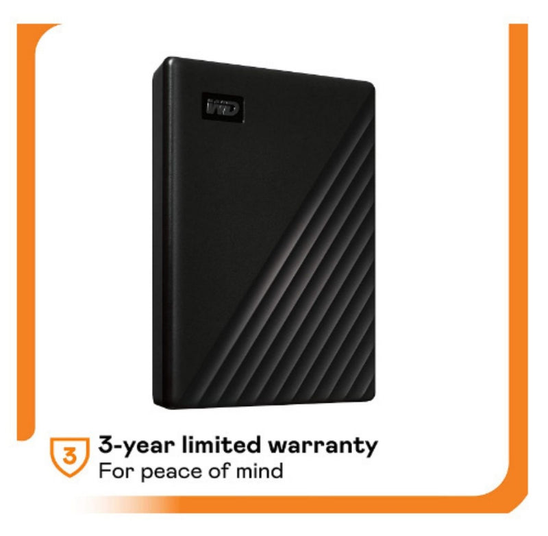 WD 2TB My Passport Portable External Hard Drive, USB 3.0, Compatible with PC, PS4 & Xbox (Black) - with Automatic Backup, 256Bit AES Hardware Encryption & Software Protection (WDBYVG0020BBK-WESN) BUYYZO