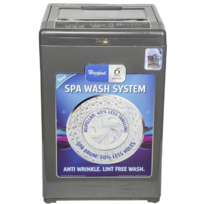 Whirlpool 6.5 kg Fully-Automatic Top Loading Washing Machine (WHITEMAGIC PREMIER 6.5 SD, Grey, Hard Water Wash) buyyzo