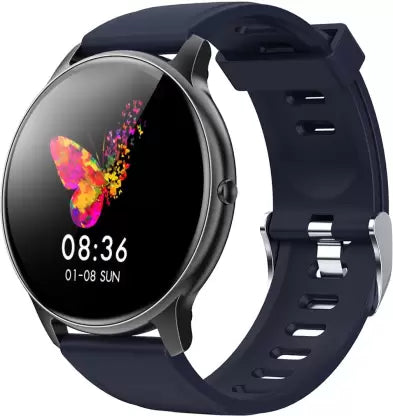 Fire-Boltt Spin 1.4 inch Large Screen Spo2 Smartwatch  (Black Strap, Free Size)