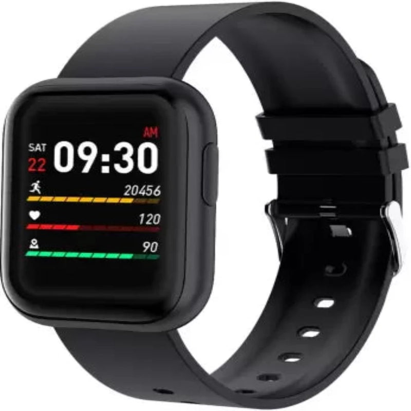 Fire-Boltt Ninja Pro Full Metal SpO2 Smartwatch  (Black Strap, Free Size)