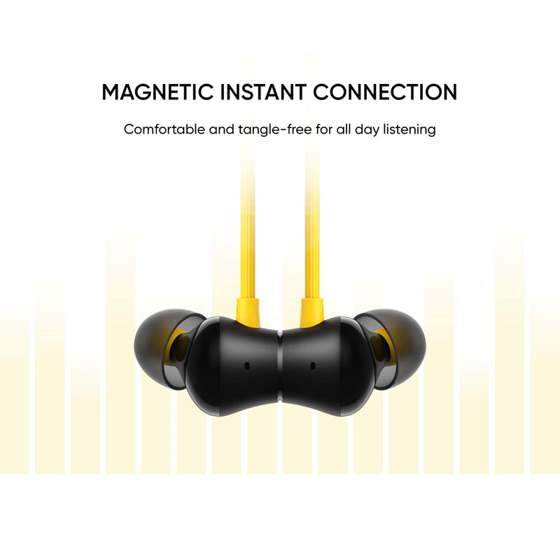 Realme Buds Wireless 2S in Ear Earphone with mic, Dual Device Switching & Type C Fast Charge & Up to 24Hrs Playtime, Bluetooth Headset Neckband (Black)