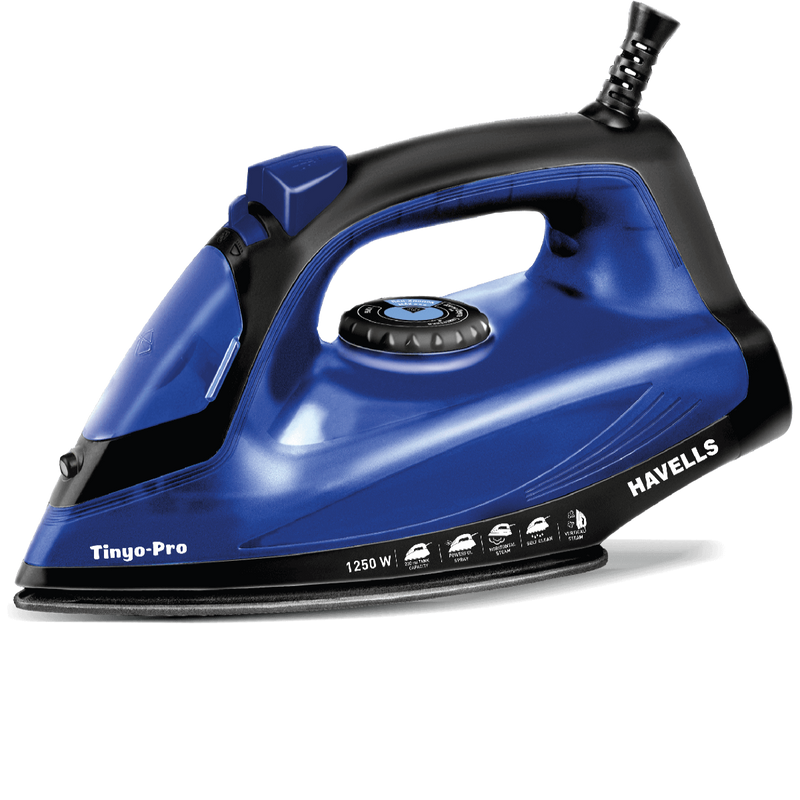 HAVELLS TINYO PRO 1250 W Steam Iron  (Blue)