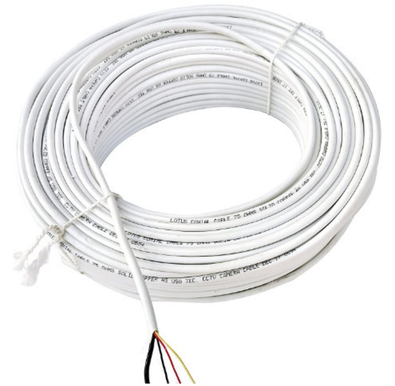 CCTV Wire Cable 3+1 Copper+Breding Alloy+mic Wire Alloy 20 METER buyyzo