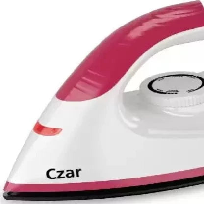 Havells CZAR DRY IRON 1000 W, Non Stick Coated (Ruby & White)