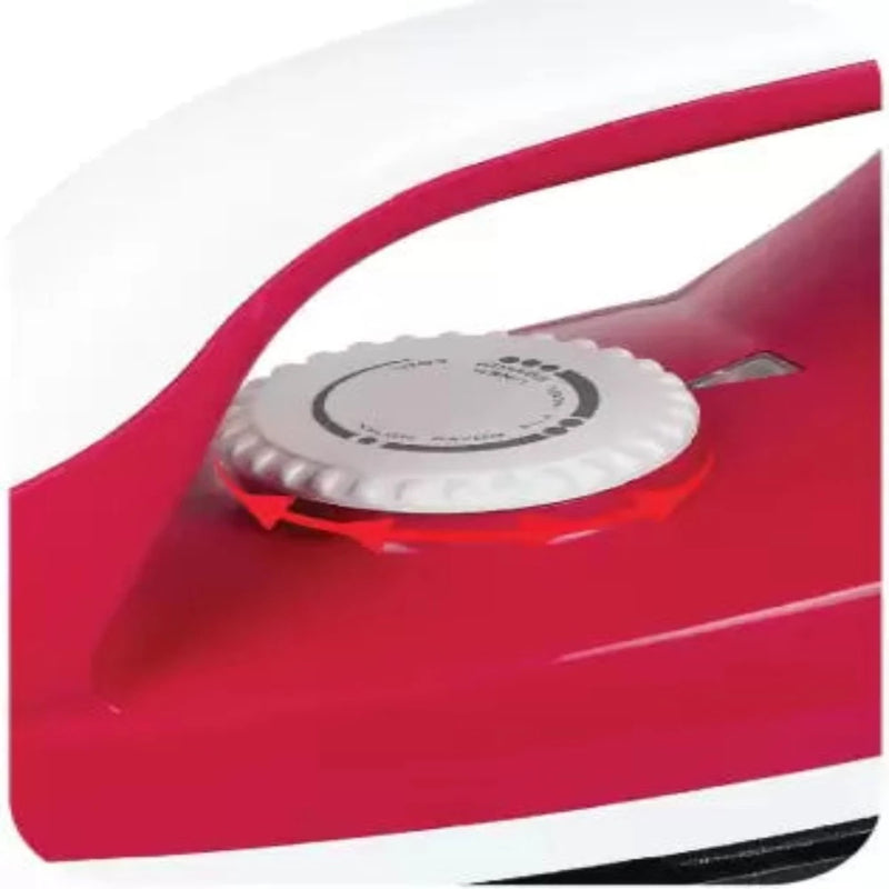 HAVELLS GLACE RUBY 750 W Dry Iron  (Red)