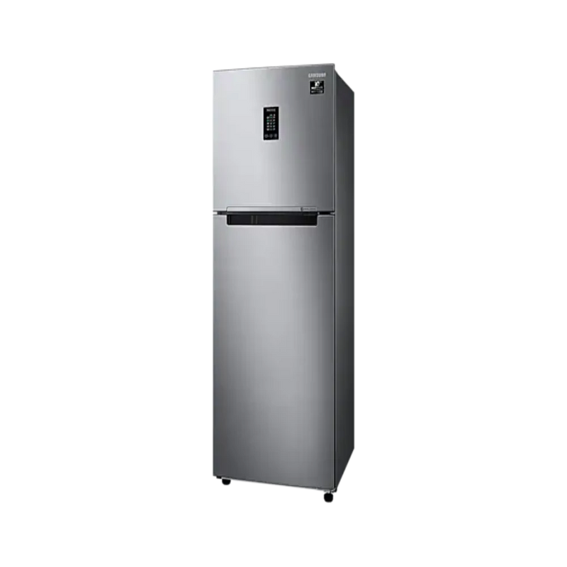 Samsung 336 L 3 Star Inverter Frost Free Double Door Refrigerator (RT37A4633S8/HL, Silver, Elegant Inox, Curd Maestro)