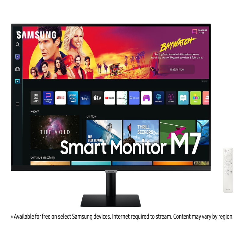 Samsung 81.3 cm (32") M7 UHD Smart Monitor with Smart TV Experience (Black)