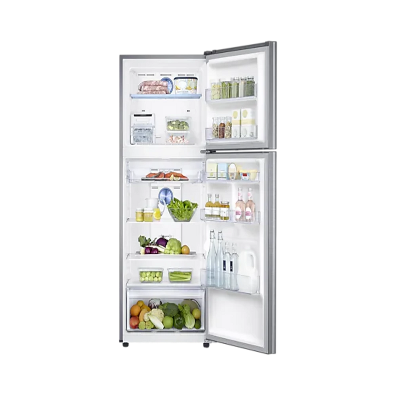 Samsung 394 L 2 Star (2019) Frost Free Double Door Refrigerator(RT39M5538S8/TL, Elegant Inox, Convertible, Inverter Compressor)