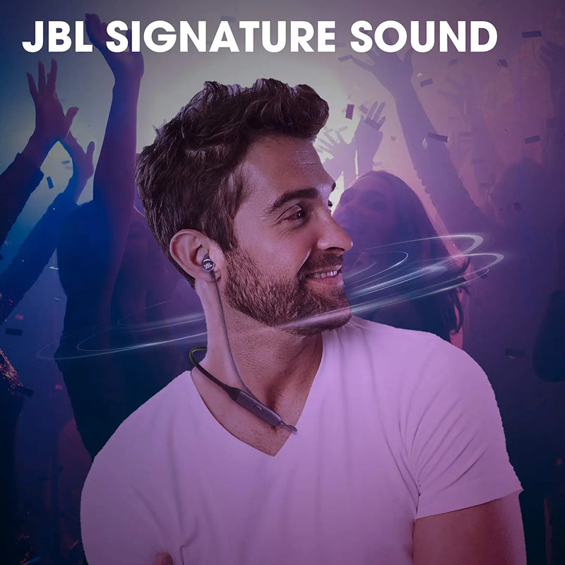 JBL LIVE220BT by Harman Wireless Bluetooth in Ear Neckband Headphones with Mic (Black)