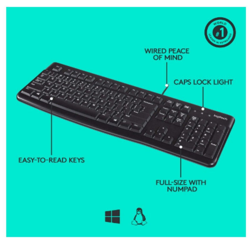 Logitech k120 usb keyboard buyyzo